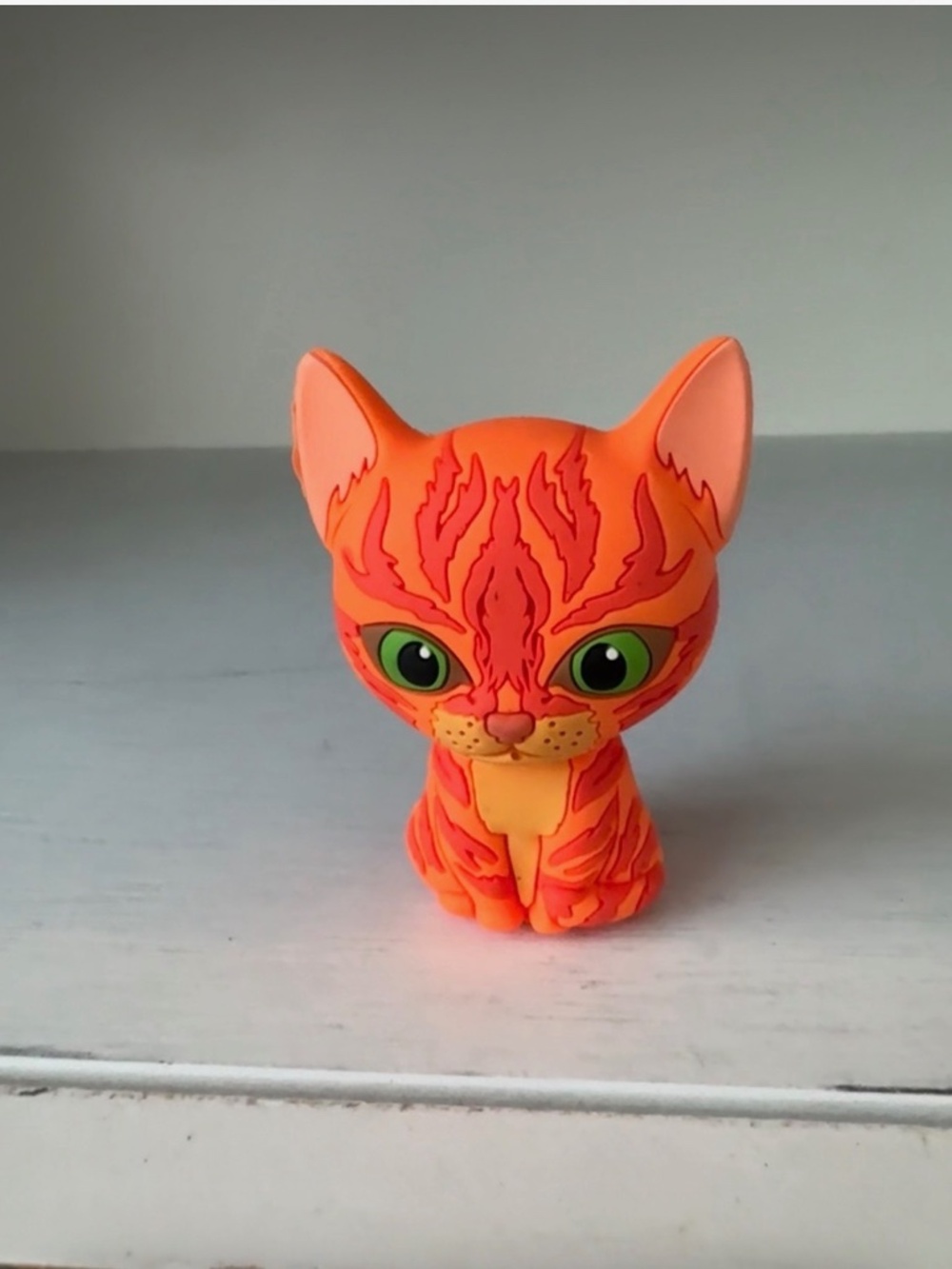 Warrior Cats Firestar Series 1 PVC‎ Mini Figure Bright Orange Green Eyes Toy
